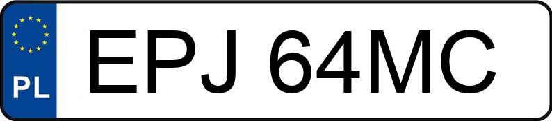 Numer rejestracyjny EPJ 64MC posiada DAEWOO Tico 0.8 Kat. 800NEW SX - EPJ64MC