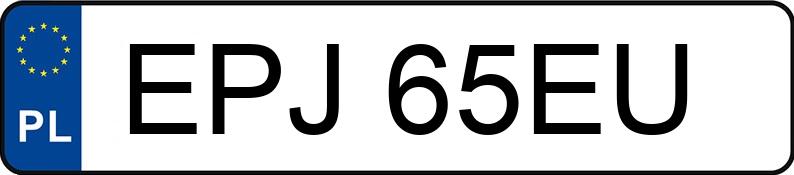 Numer rejestracyjny EPJ 65EU posiada PEUGEOT 207 1.6 HDI MR`06 E4 Intense 110 - EPJ65EU