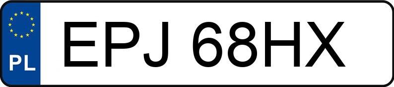 Numer rejestracyjny EPJ 68HX posiada BMW 320i Kat. E36 320i Kat. E36 - EPJ68HX