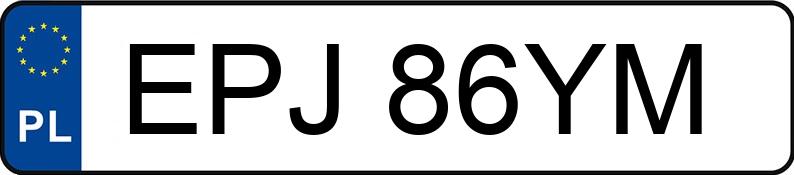 Numer rejestracyjny EPJ 86YM posiada AUDI A4 1.8 Kat. MR`00 E3 8E T - EPJ86YM