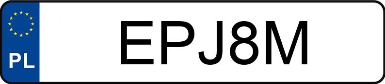 Numer rejestracyjny EPJ 8M posiada FIAT 130 - EPJ8M