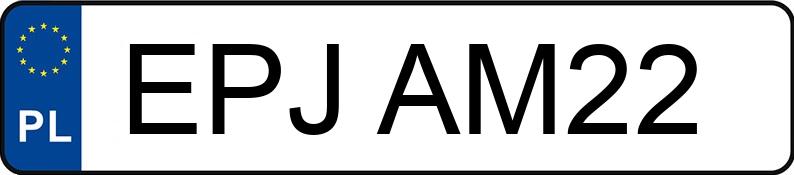 Numer rejestracyjny EPJ AM22 posiada DAEWOO / FSO Lanos 1.5 Kat. MR`97 S - EPJAM22