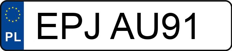 Numer rejestracyjny EPJ AU91 posiada FIAT SEICENTO 0.9 KAT - EPJAU91