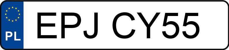 Numer rejestracyjny EPJ CY55 posiada FORD Fiesta 1.2 MR`13 E5 Trend - EPJCY55