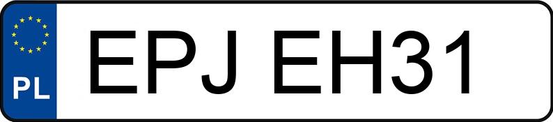 Numer rejestracyjny EPJ EH31 posiada BMW 318 1.8I - EPJEH31