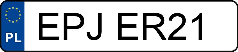 Numer rejestracyjny EPJ ER21 posiada FIAT CINQUECENTO - EPJER21