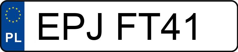 Numer rejestracyjny EPJ FT41 posiada BMW 520i Touring Kat. MR`95 E39 520i Touring Kat. MR`95 E39 - EPJFT41