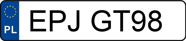 Numer rejestracyjny EPJ GT98 posiada HYUNDAI I30 - EPJGT98