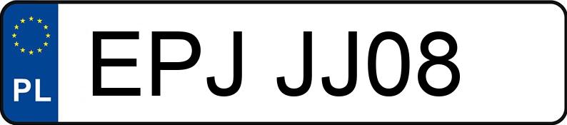 Numer rejestracyjny EPJ JJ08 posiada SKODA FABIA - EPJJJ08