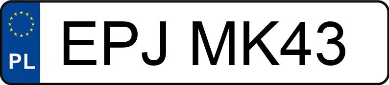 Numer rejestracyjny EPJ MK43 posiada KYMCO Skutery do 50 Fever ZX II 50 - EPJMK43