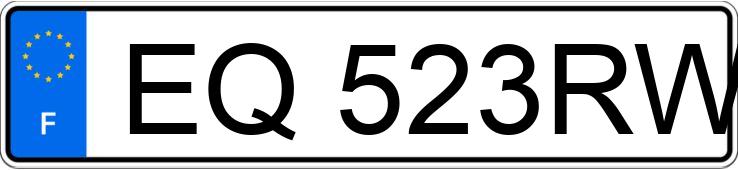 Numer rejestracyjny EQ523RW posiada RENAULT CLIO