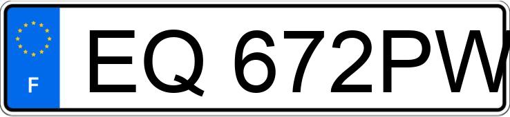 Numer rejestracyjny EQ672PW posiada CITROEN C3 III