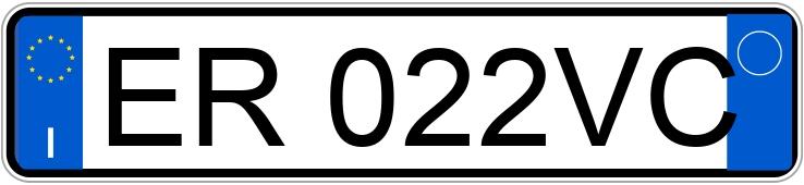 Numer rejestracyjny ER022VC posiada TOYOTA Aygo 1a serie