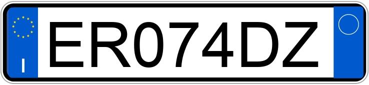 Numer rejestracyjny ER074DZ posiada RENAULT Megane 3a serie