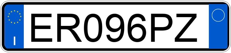 Numer rejestracyjny ER096PZ posiada TOYOTA Yaris 3a serie