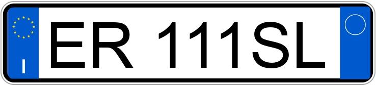 Numer rejestracyjny ER111SL posiada FIAT 500L