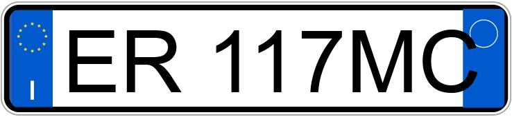 Numer rejestracyjny ER117MC posiada FIAT Punto 4a serie Numer rejestracyjny ER117MC posiada FIAT Punto 4a serie