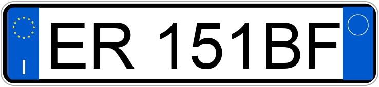 Numer rejestracyjny ER151BF posiada TOYOTA Auris 2a serie