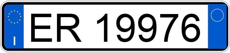 Numer rejestracyjny ER19976 posiada Kavasaki Z900