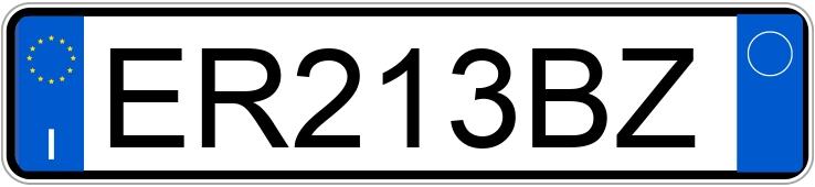 Numer rejestracyjny ER213BZ posiada FIAT 500L