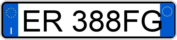 Numer rejestracyjny ER388FG posiada FORD Fiesta 6a serie