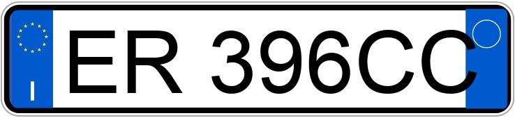 Numer rejestracyjny ER396CC posiada LANCIA Ypsilon 3a serie