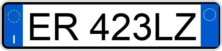 Numer rejestracyjny ER423LZ posiada MERCEDES Viano 2as.