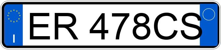 Numer rejestracyjny ER478CS posiada AUDI A4 4a serie