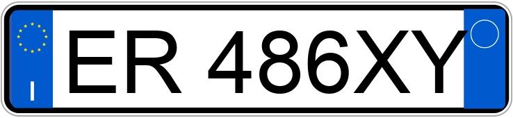 Numer rejestracyjny ER486XY posiada FIAT QUBO