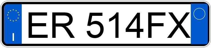 Numer rejestracyjny ER514FX posiada VOLKSWAGEN Touran 2a serie Numer rejestracyjny ER514FX posiada VOLKSWAGEN Touran 2a serie