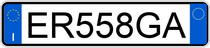 Numer rejestracyjny ER558GA posiada FORD Kuga 1a serie