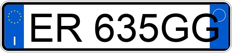 Numer rejestracyjny ER635GG posiada ALFA ROMEO MiTo