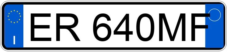Numer rejestracyjny ER640MF posiada MERCEDES SLK
