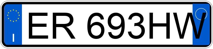 Numer rejestracyjny ER693HW posiada RENAULT Trafic 3a serie Numer rejestracyjny ER693HW posiada RENAULT Trafic 3a serie