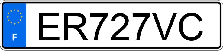 Numer rejestracyjny ER727VC posiada PEUGEOT 307