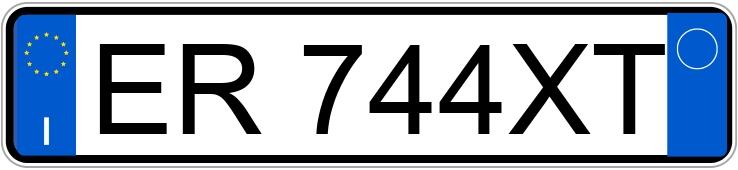 Numer rejestracyjny ER744XT posiada MERCEDES Classe B