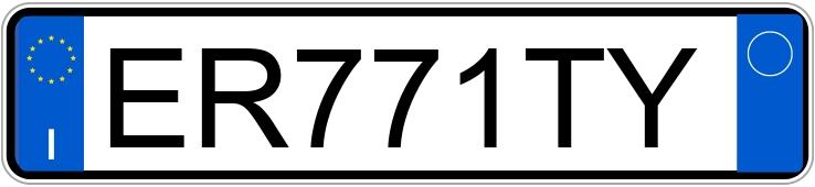 Numer rejestracyjny ER771TY posiada FIAT Panda 3a serie