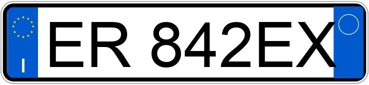 Numer rejestracyjny ER842EX posiada DACIA Sandero 2a serie