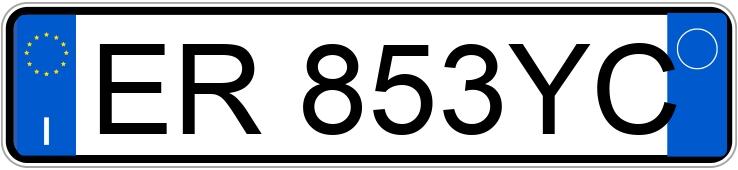 Numer rejestracyjny ER853YC posiada TOYOTA Yaris 3a serie Numer rejestracyjny ER853YC posiada TOYOTA Yaris 3a serie
