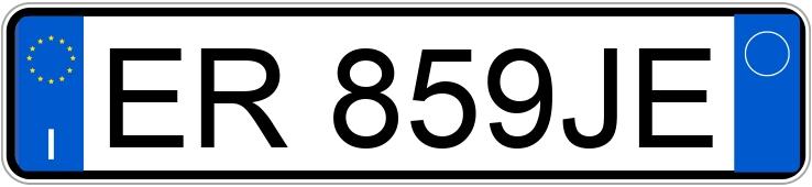 Numer rejestracyjny ER859JE posiada TOYOTA Yaris 3a serie