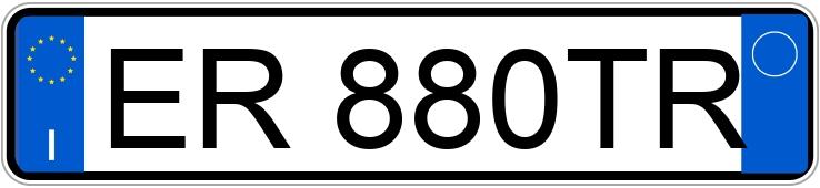 Numer rejestracyjny ER880TR posiada FIAT Panda 3a serie Numer rejestracyjny ER880TR posiada FIAT Panda 3a serie