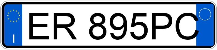 O número de registro ER895PC tem KIA SPORTAGE,SL,SLS