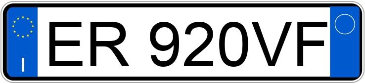 Numer rejestracyjny ER920VF posiada MERCEDES Classe A