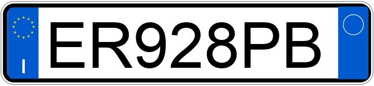 Numer rejestracyjny ER928PB posiada TOYOTA Avensis 2a serie