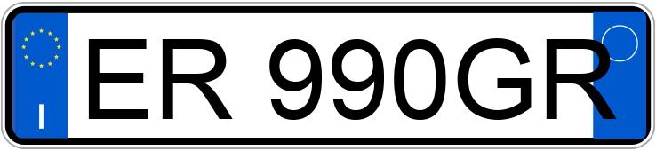 Numer rejestracyjny ER990GR posiada VOLKSWAGEN Golf 7a serie Numer rejestracyjny ER990GR posiada VOLKSWAGEN Golf 7a serie