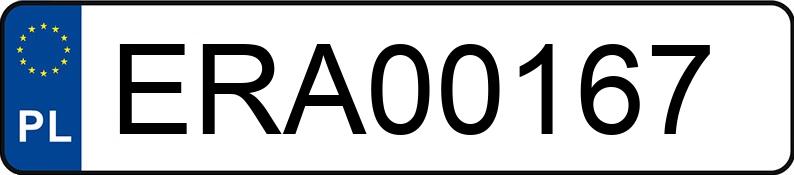Numer rejestracyjny ERA 00167 posiada AUDI A5 - ERA00167