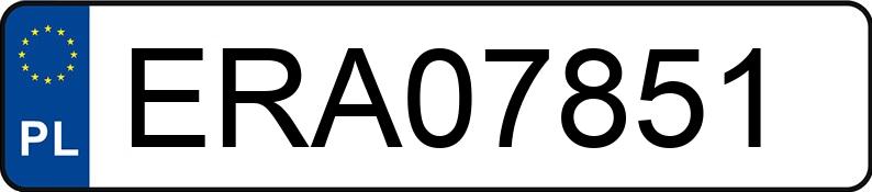Numer rejestracyjny ERA 07851 posiada NISSAN ALMERA 1.5 KAT - ERA07851