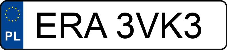 Numer rejestracyjny ERA 3VK3 posiada AUDI A4 - ERA3VK3 Numer rejestracyjny ERA 3VK3 posiada AUDI A4 - ERA3VK3