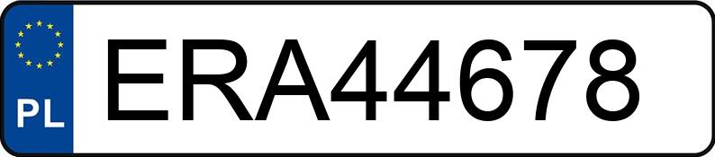 Numer rejestracyjny ERA 44678 posiada BMW 320D - ERA44678