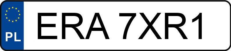 Numer rejestracyjny ERA 7XR1 posiada FS LUBLIN 3354 - ERA7XR1 Numer rejestracyjny ERA 7XR1 posiada FS LUBLIN 3354 - ERA7XR1